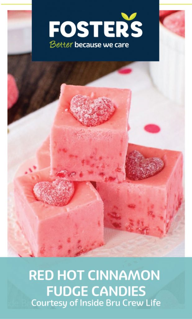 Foster's-Valentines Day-Recipes-Cinnamon-Fudge