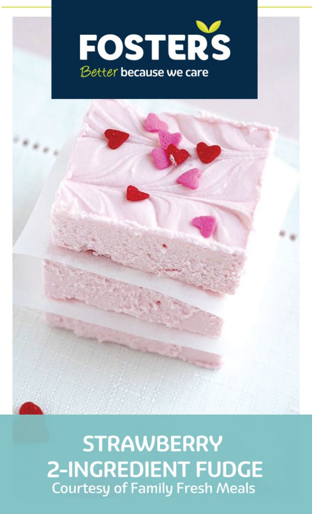 Foster's-Valentines Day-Recipes-Strawberry-Fudge